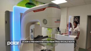 Zájem o preventivní vyšetření prsu v havířovské nemocnici rychle roste