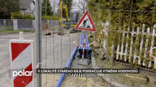V lokalitě starého Ráje v Karviné pokračuje výměna vodovodů a dopravních omezení