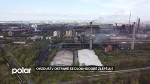 Podle posledních měření se ovzduší v Ostravě dlouhodobě zlepšuje