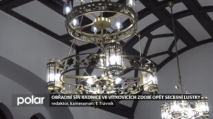 Radnici v Ostravě-Vítkovicích zdobí nové unikátní lustry