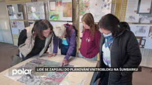 Lidé se zapojili do plánování vnitrobloku na Šumbarku