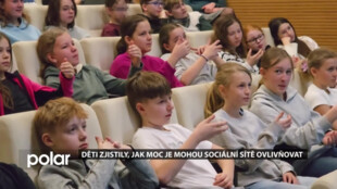 Děti se na přednášce dozvěděly, jak moc je sociální sítě ovlivňují