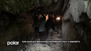 Slezské zemské muzeum zahájilo rekultivaci a budoucí zpřístupnění historické štoly v Arboretu Nový Dvůr