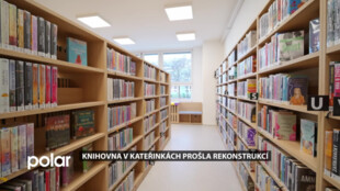 Knihovna v Kateřinkách znovu otevřela. Po povodních je modernější a otevřenější