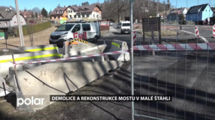 Demolice a rekonstrukce mostu v Malé Štáhli komplikuje příjezd do Jeseníků