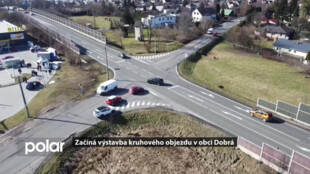 Rušná křižovatka v obci Dobrá se v následujících měsících promění