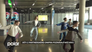 Děti z partnerského Dnipra poznávají náš kraj. V Ostravě navštívili Dolní Vítkovice