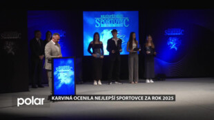 V Karviné se uskutečnil galavečer ankety Sportovec roku 2025, oceněni byli ti nejlepší