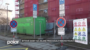 V Ostravě-Mariánských Horách pokračují opravy městských bytových domů. Aktuálně se pracuje na ulici Zelená