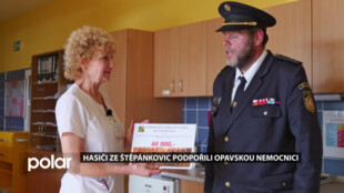 Hasiči ze Štěpánkovic obdarovali opavskou nemocnici. Peníze z dobročinných akcí putovaly na novorozenecké oddělení