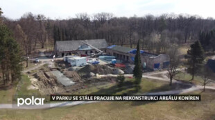 Rekonstrukce koníren a stavba inhalatoria v parku Boženy Němcové pokračuje dle harmonogramu