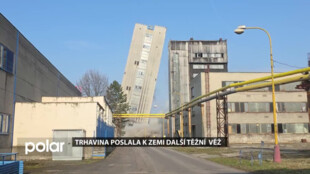Trhavina poslala k zemi další těžní věž, tentokrát bývalého Dolu Staříč