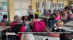 Setkání S primátorkou bez formalit přineslo mnoho podnětů