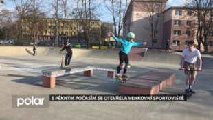S pěkným počasím se otevřela venkovní sportoviště