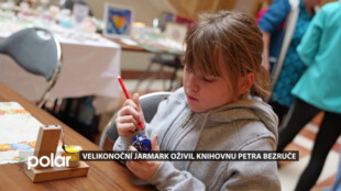 Velikonoční jarmark oživil knihovnu Petra Bezruče v Opavě. Součástí byl i swap knih