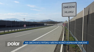 Na obchvatu Frýdku-Místku konečně končí omezení kvůli hluku, radar ale měří dále