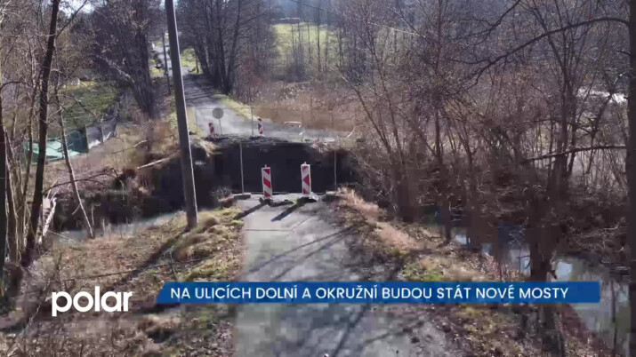 V Šenově na ulicích Dolní a Okružní budou stát nové mosty, místo původních, které vzaly povodně