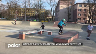 Havířov díky počasí otevřel venkovní sportoviště