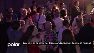 Školní ples zajistil další finanční podporu žákům ZŠ Cihelní