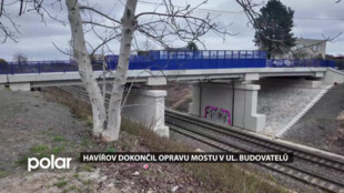 Havířov dokončil opravu mostu v ul. Budovatelů, v lokalitě budou pokračovat další opravy