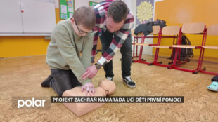 Projekt Zachraň kamaráda učil děti ze ZŠ 1. Máje první pomoc