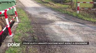 Polní ulice v Hradišti dostane nový asfalt a odvodnění