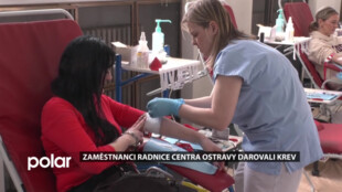 Mobilní odběry Krevního centra FNO opět dorazily i za dárci z úřadu centra Ostravy