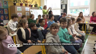 Školáci na Sjednocení soutěžili v přednesu básní