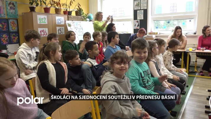 Školáci na Sjednocení soutěžili v přednesu básní