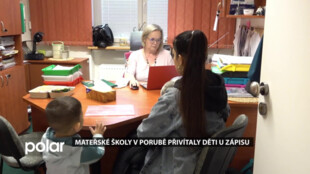 Mateřské školy v Porubě přivítaly děti u zápisu. V září by mělo nastoupit asi 500 dětí