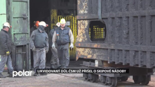 Likvidovaný Důl ČSM už přišel o skipové nádoby