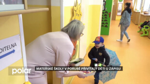 Mateřské školy v Porubě přivítaly děti u zápisu. V září by mělo nastoupit asi 500 dětí