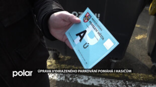 Úprava vyhrazeného parkování pomáhá i hasičům