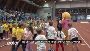 180 dětí ze školek Ostravy-Jihu si zasportovalo v atletické hale