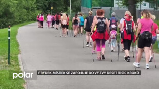 Výzva 10 tisíc kroků motivuje obyvatele Frýdku-Místku k pohybu