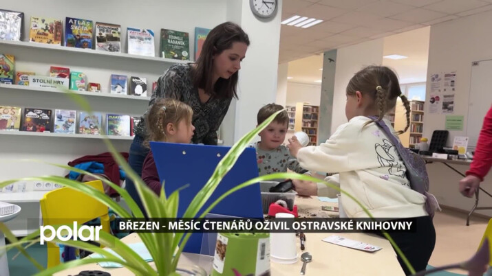 Březen – měsíc čtenářů láká do ostravských knihoven malé i velké