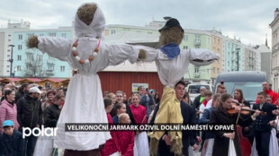 Několikadenní Velikonoční jarmark v Opavě ukončilo tradiční vynášení Mařeny a Mařáka