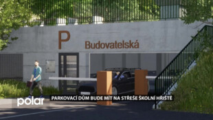 Parkovací dům v Porubě spojí příjemné s užitečným. Parkoviště bude mít na střeše hřiště