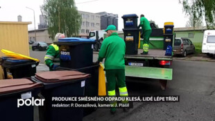 Produkce směsného odpadu klesá, lidé ve Studénce lépe třídí, zejména bioodpad
