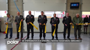 Ve Štěpánkovicích na Opavsku slavnostně otevřeli novou hasičskou zbrojnici