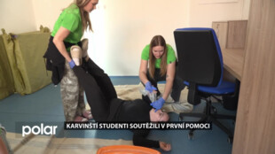 Amputovaná ruka i autonehoda. Studenti Střední zdravotnické školy v Karviné soutěžili v první pomoci