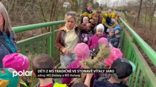 Děti z MŠ tradičně ve Stonavě vítaly jaro