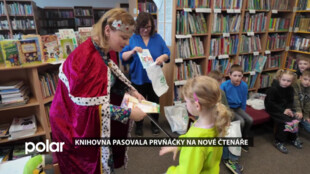 Knihovna v Horní Suché pasovala prvňáčky na nové čtenáře