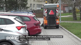 Začal jarní úklid, ulice Studénky jsou vykartáčované