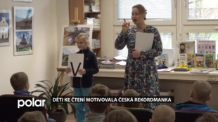 Děti ke čtení motivovala česká rekordmanka