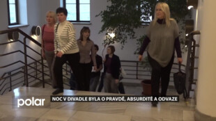 Noc v Beskydském divadle byla o pravdě, absurditě a odvaze