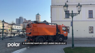 V Karviné naplno běží jarní úklid ulic