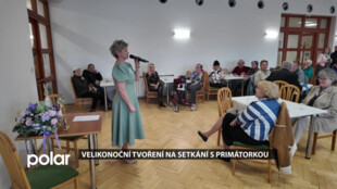 Velikonoční tvoření na setkání s primátorkou