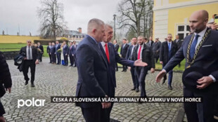 Česká a slovenská vláda jednaly na Zámku Nová Horka