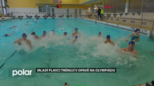 Mladí plavci z celého kraje trénují v Opavě. Bojují o nominaci na dětskou olympiádu